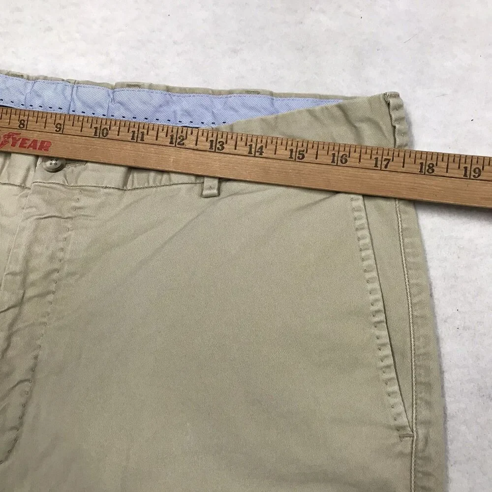 PETER MILLAR Soft Touch Twill Shorts Men 36 (35 fit) Khaki Tan Golf